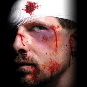 Tinsley Transfers Halloween Temporary Tattoo FX Makeup Intensive Care Bruise New